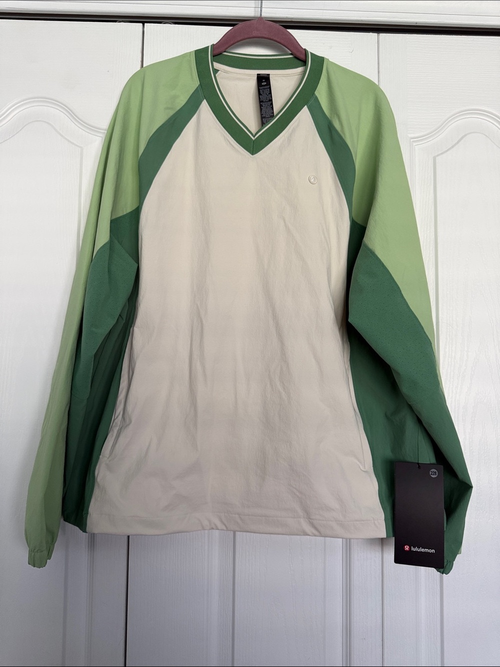lululemon athletica Men’s Water-Repellent Golf Pullover in LTIV/KRSH/CEGN